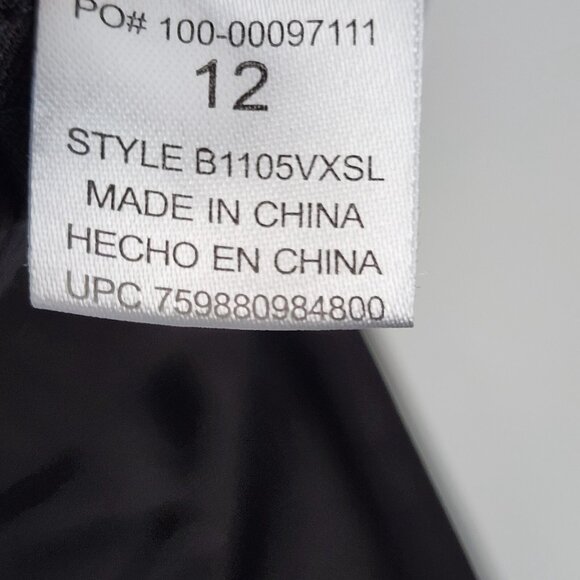 Democracy Jeans Womens 12 Black AB Solution Vintage Skinny Denim 32x29 NWT - Picture 12 of 12